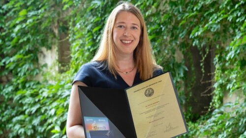 Anika Klafki mit dem Rowena-Morse-Preis