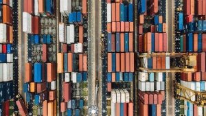 Container van export travel cargo