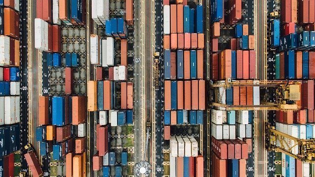 Container van export travel cargo