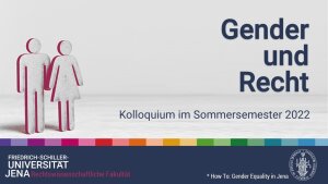 Banner Gender und Recht