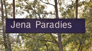 Schild Jena Paradies