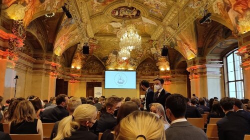 Palais Niederösterreich in Wien während der Eröffnungszeremonie des Vis Moot Courts
